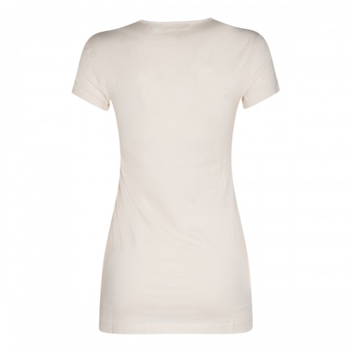 WHITE COTTON T-SHIRT