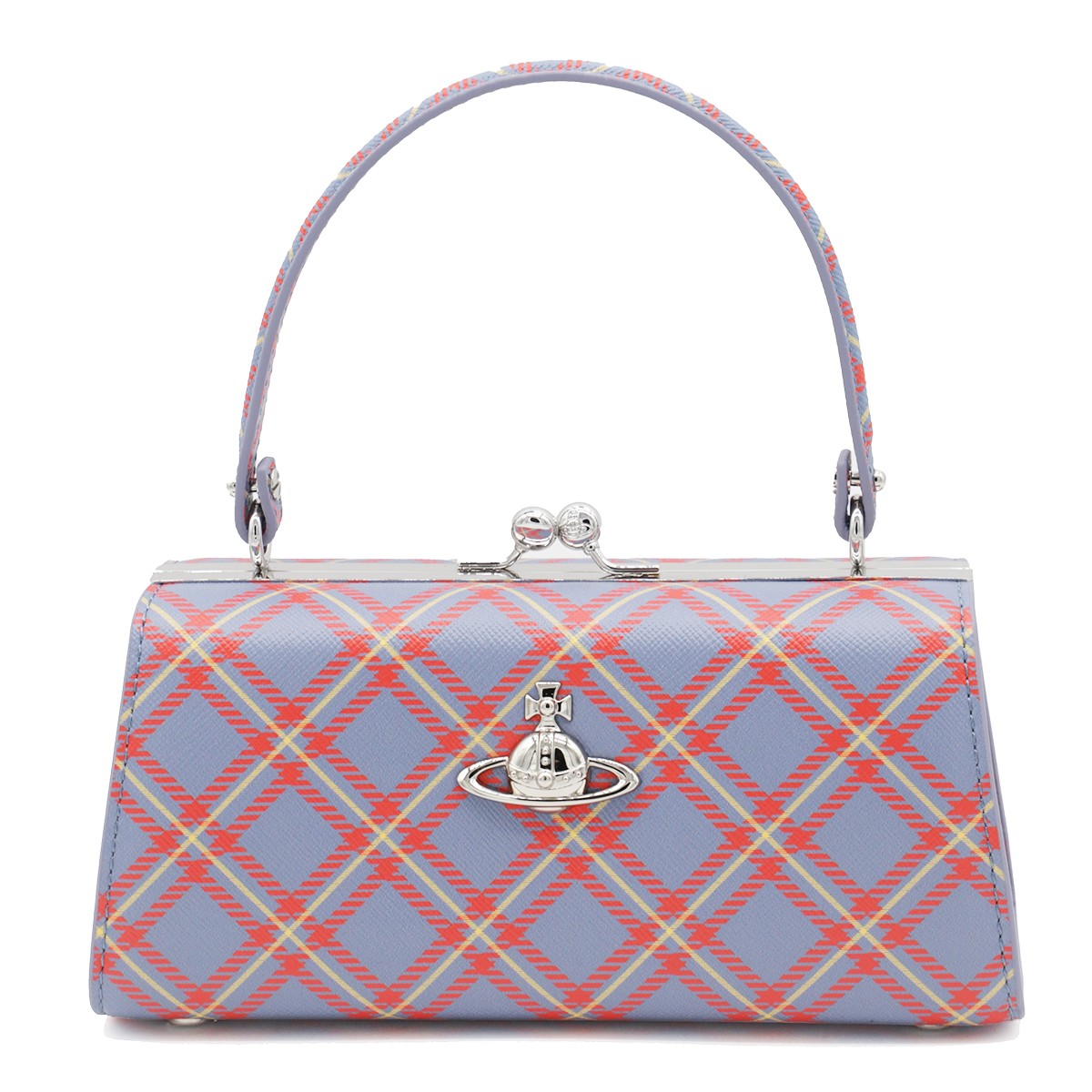 TARTAN TOP HANDLE BAG