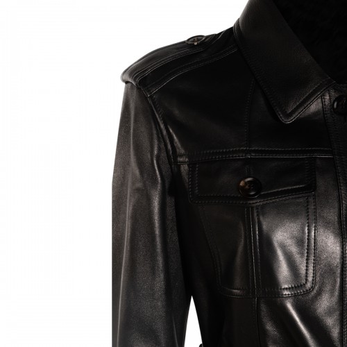 BLACK LEATHER JACKET