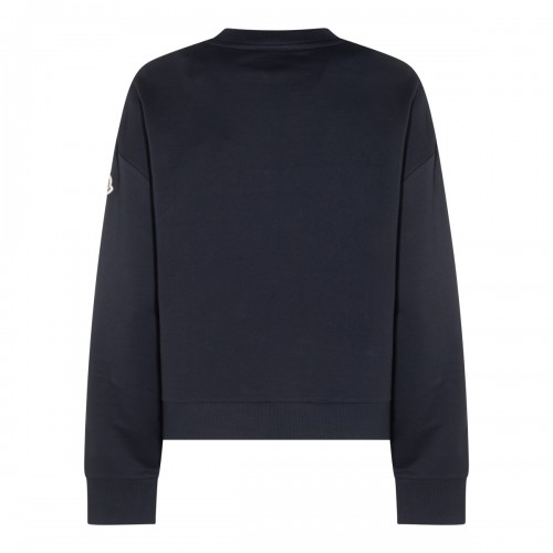 NAVY BLUE COTTON SWEATSHIRT