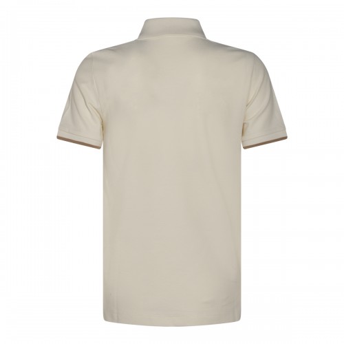 CREAM COTTON POLO SHIRT