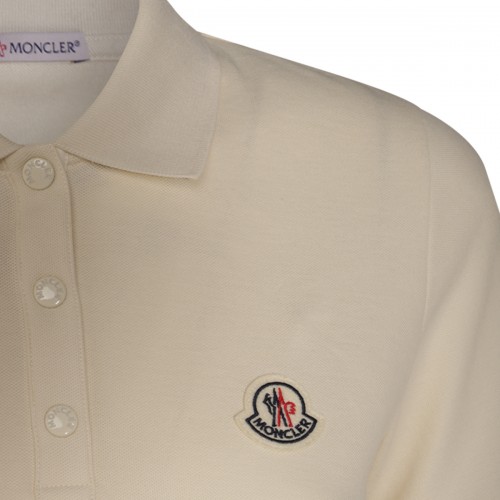 CREAM COTTON POLO SHIRT