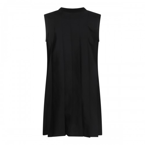 BLACK COTTON MINI DRESS 2