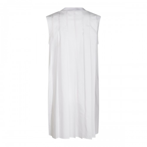 WHITE COTTON MINI DRESS 2