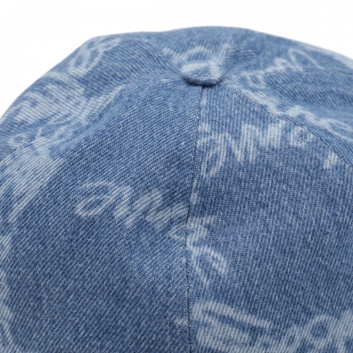 NAVY BLUE COTTON ORB BASEBALL CAP