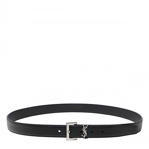 BLACK LEATHER CASSANDRE BELT