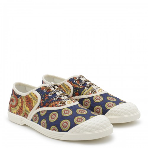 MULTICOLOR COTTON SNEAKERS