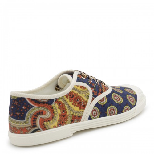 MULTICOLOR COTTON SNEAKERS