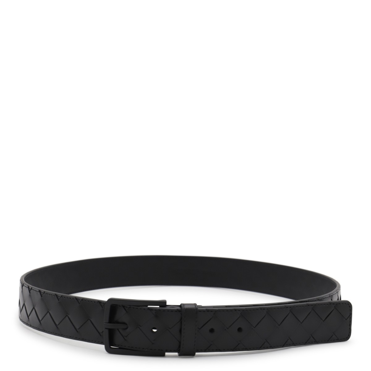 BLACK LEATHER BELT