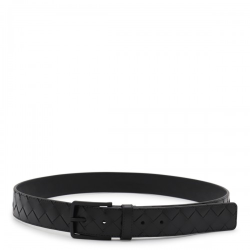 BLACK LEATHER BELT