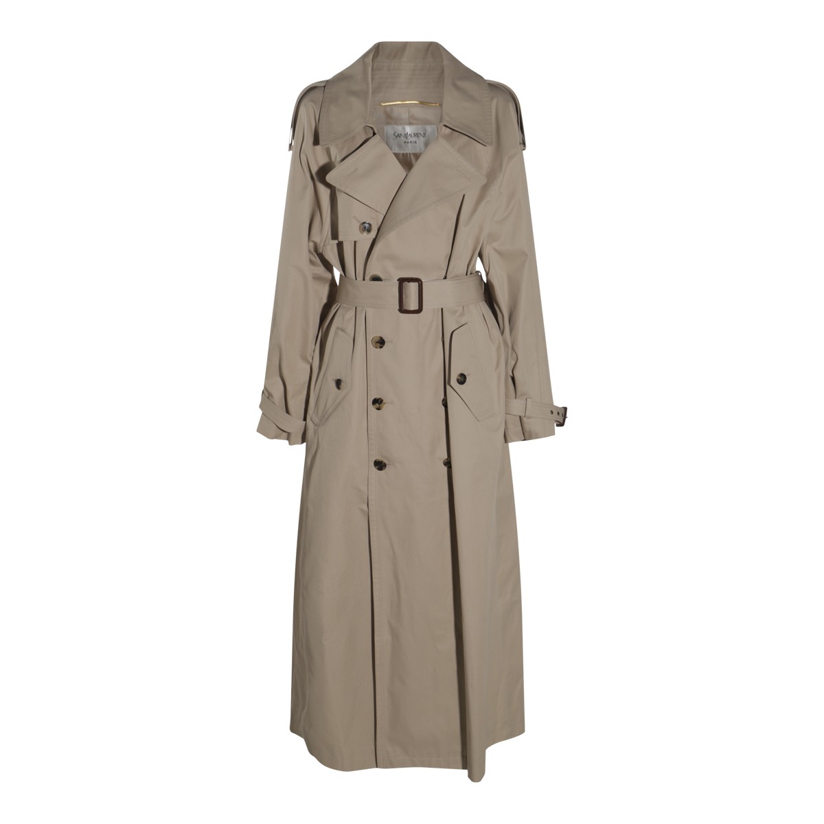 BEIGE COTTON TRENCH COAT