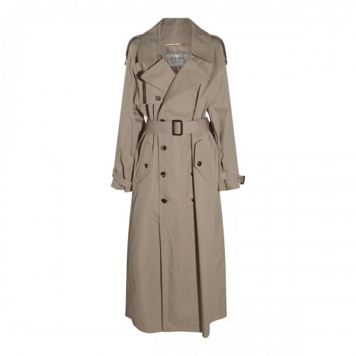 BEIGE COTTON TRENCH COAT