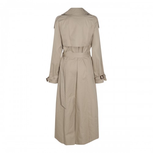 BEIGE COTTON TRENCH COAT