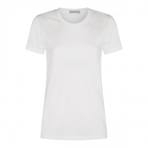 WHITE COTTON T-SHIRT