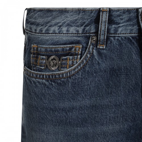 INDIGO BLUE COTTON JEANS