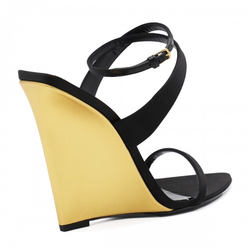 BLACK GIQUA 110 SANDALS