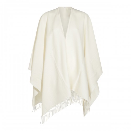 WHITE WOOL CAPES