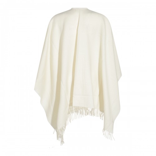 WHITE WOOL CAPES