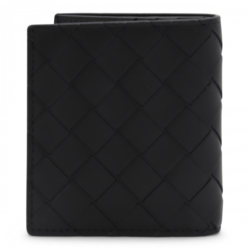 BLACK LEATHER WALLET