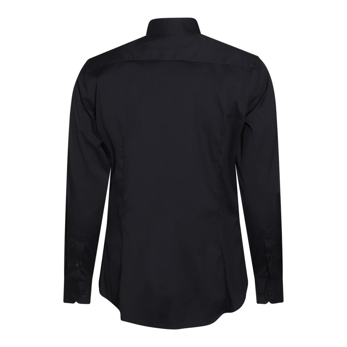 NAVY BLUE COTTON BLEND SHIRT