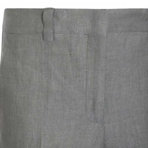 GREY LINEN PANTS