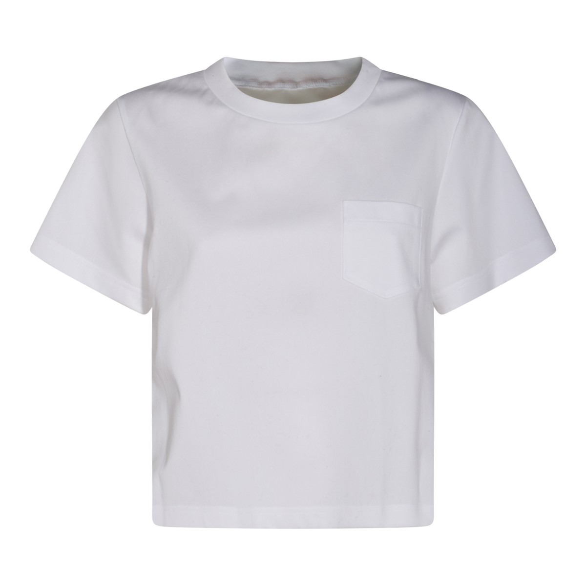 WHITE COTTON T-SHIRT