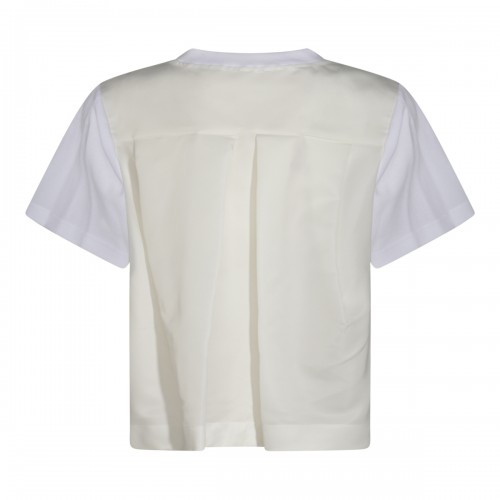 WHITE COTTON T-SHIRT