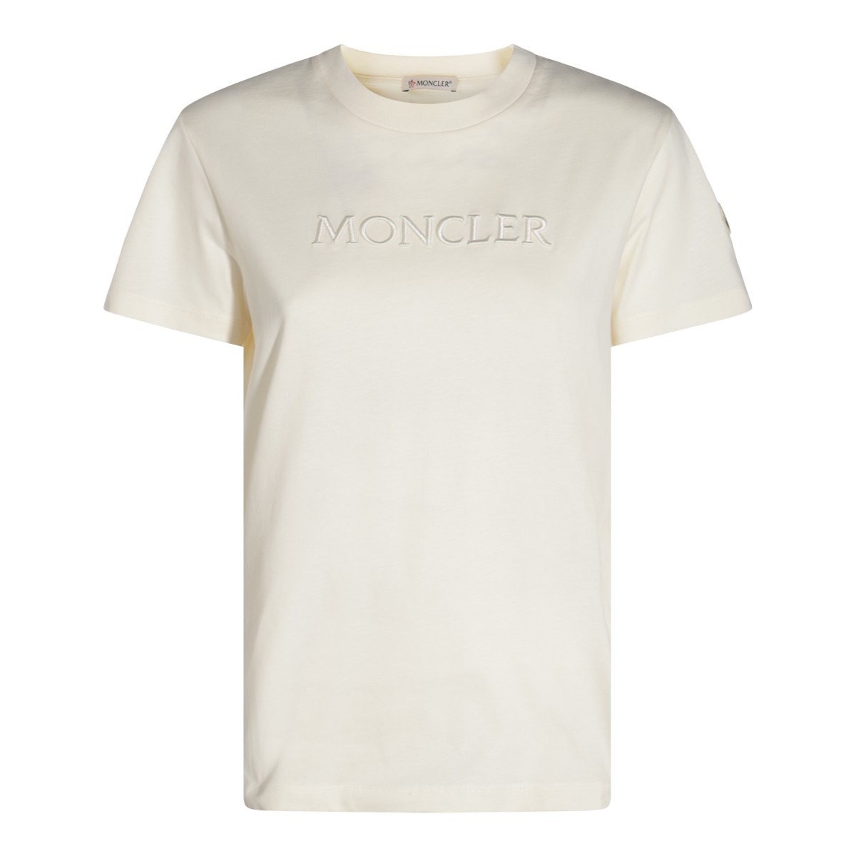 CREAM COTTON T-SHIRT