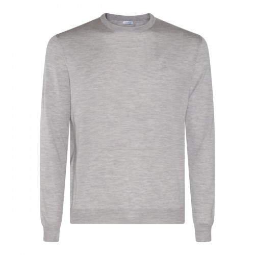 GREY WOOL KNITWEAR