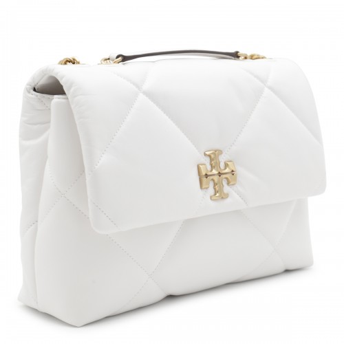 WHITE LEATHER SHOULDER BAG