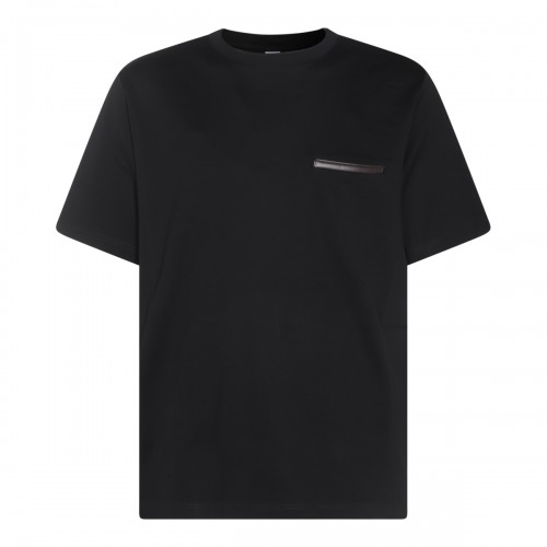 BLACK COTTON T-SHIRT