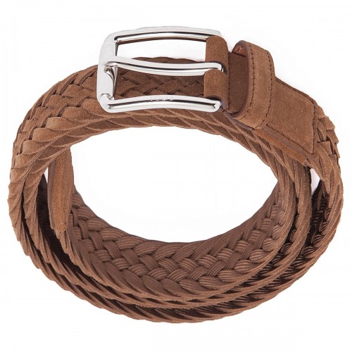 CAMEL LEATHER BELT