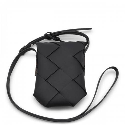 BLACK LEATHER POUCHES