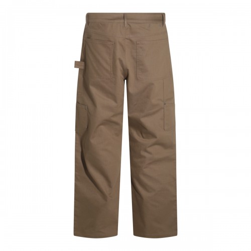 BROWN COTTON PANTS