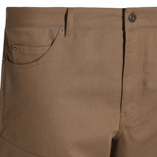 BROWN COTTON PANTS