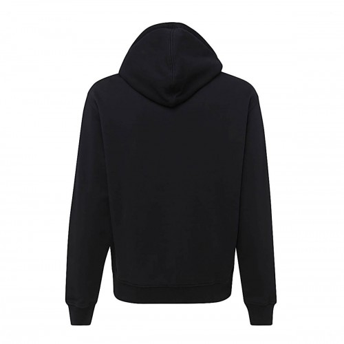 BLACK COTTON SWEATSHIRT