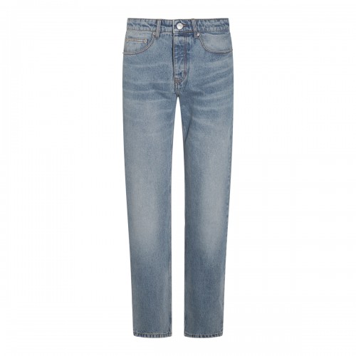 MID BLUE COTTON JEANS