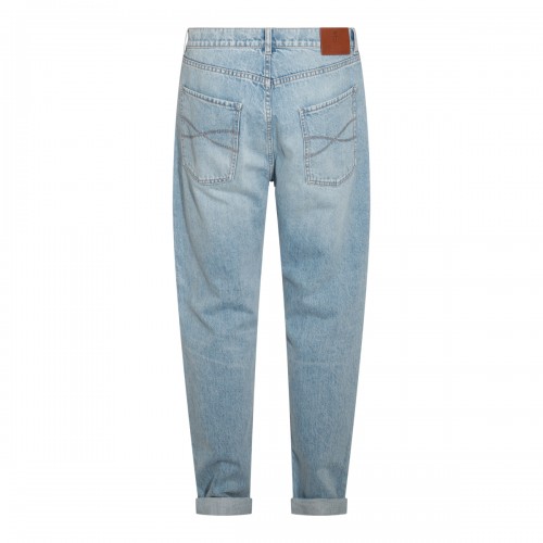 BLUE COTTON DENIM JEANS