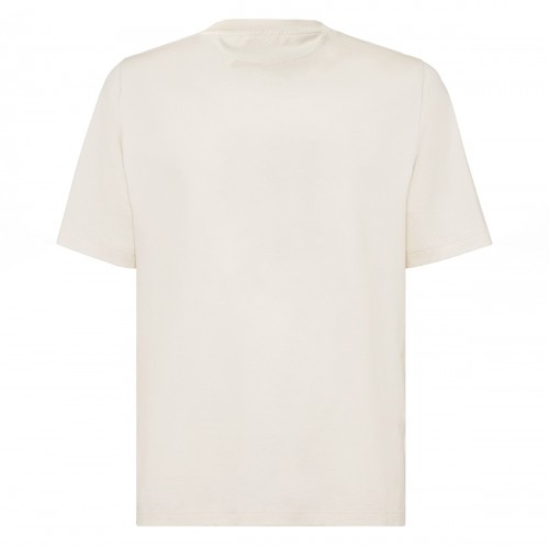 WHITE COTTON T-SHIRT