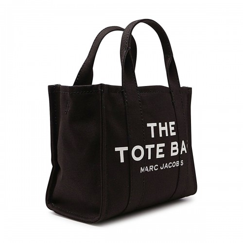 BLACK AND WHITE CANVAS TOTE BAG