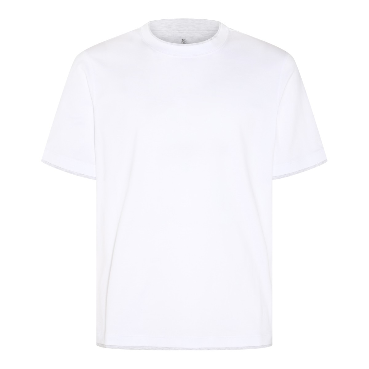 WHITE COTTON T-SHIRT