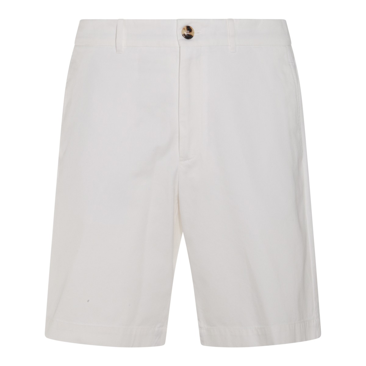 WHITE COTTON SHORTS