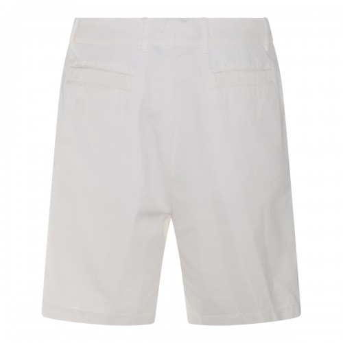 WHITE COTTON SHORTS