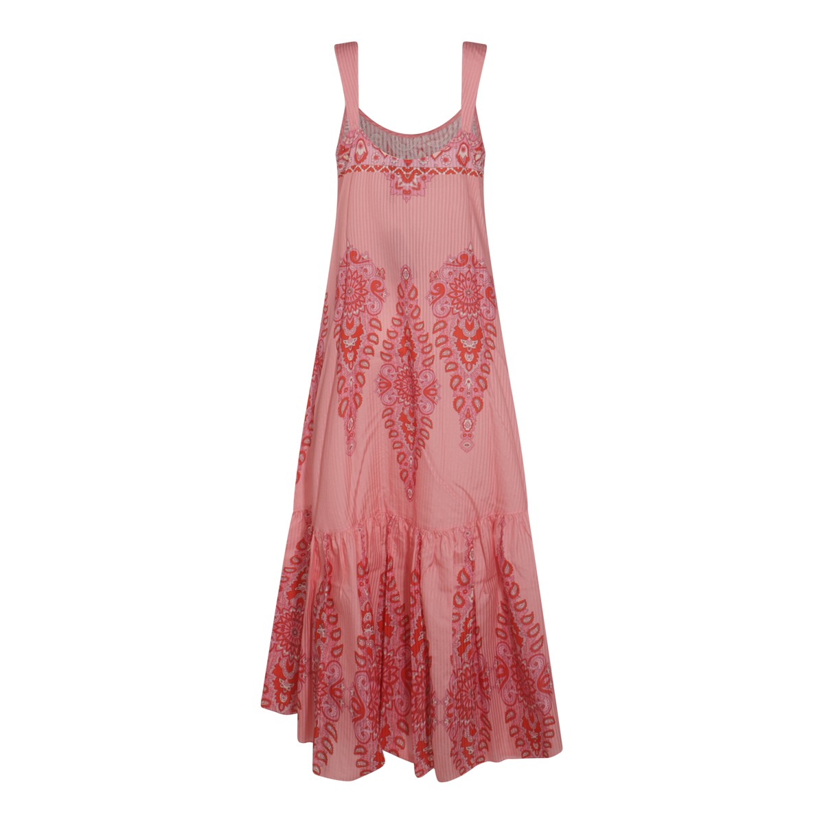 PINK COTTON MAXI DRESS