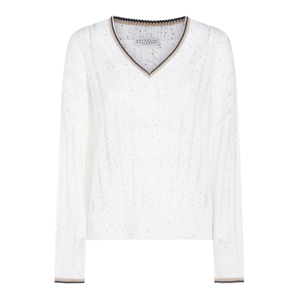 WHITE KNITWEAR