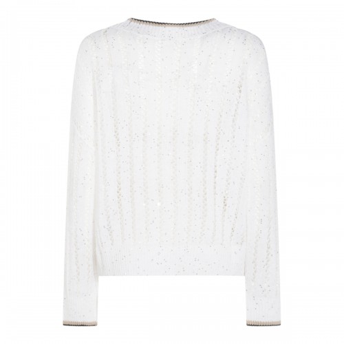 WHITE KNITWEAR