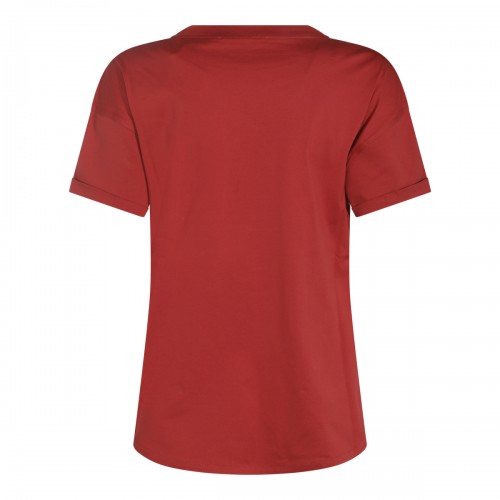 RED COTTON T-SHIRT