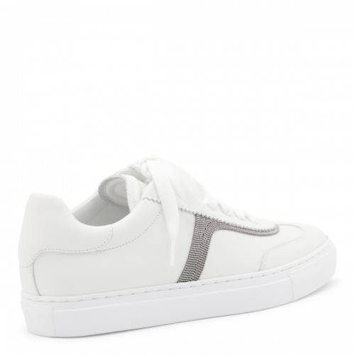 WHITE LEATHER SNEAKERS