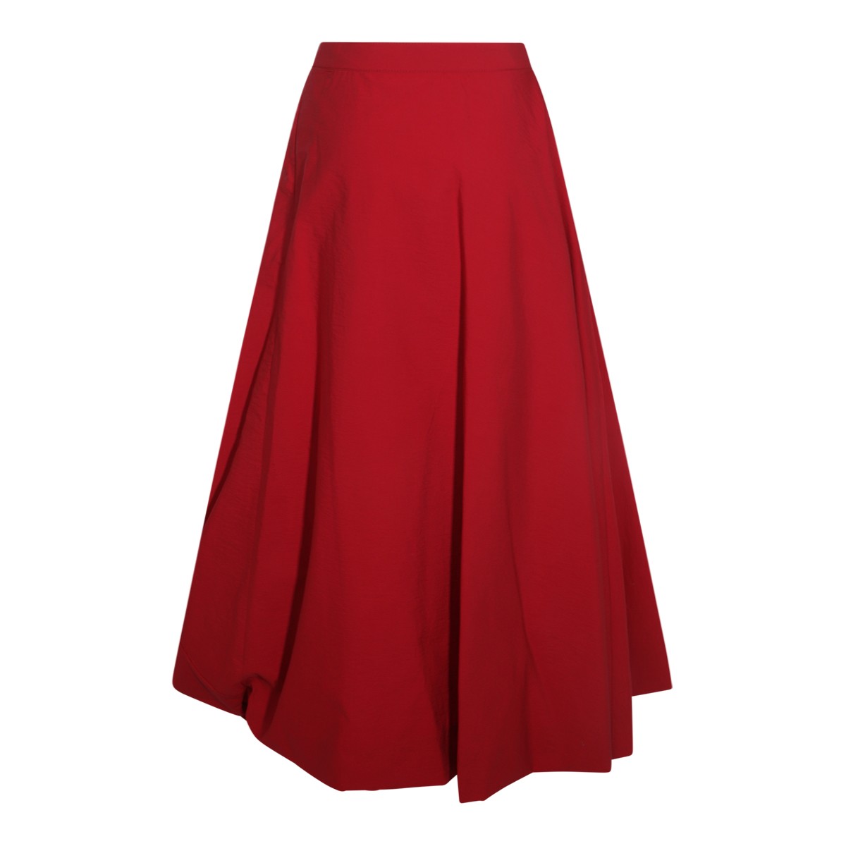RED COTTON SKIRT