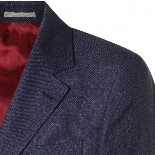 DARK BLUE LINEN SUITS